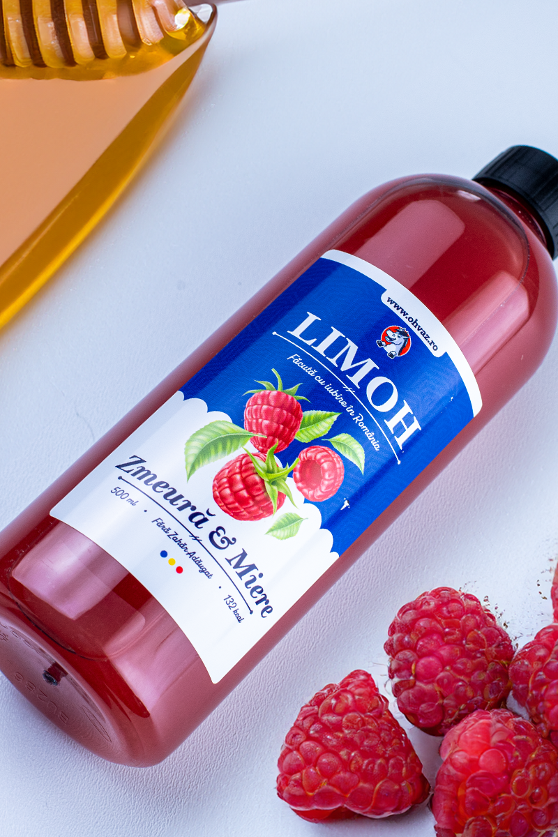 Limonadă cu Zmeură și Miere