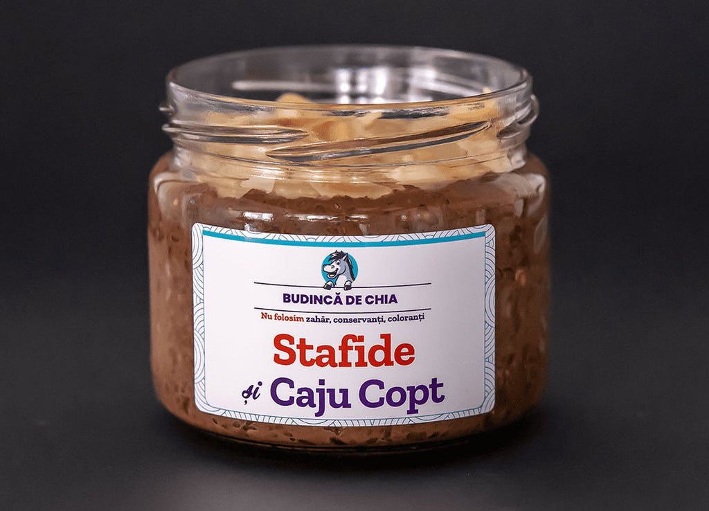 Budinca de Chia cu Stafide și Caju Copt | De Post
