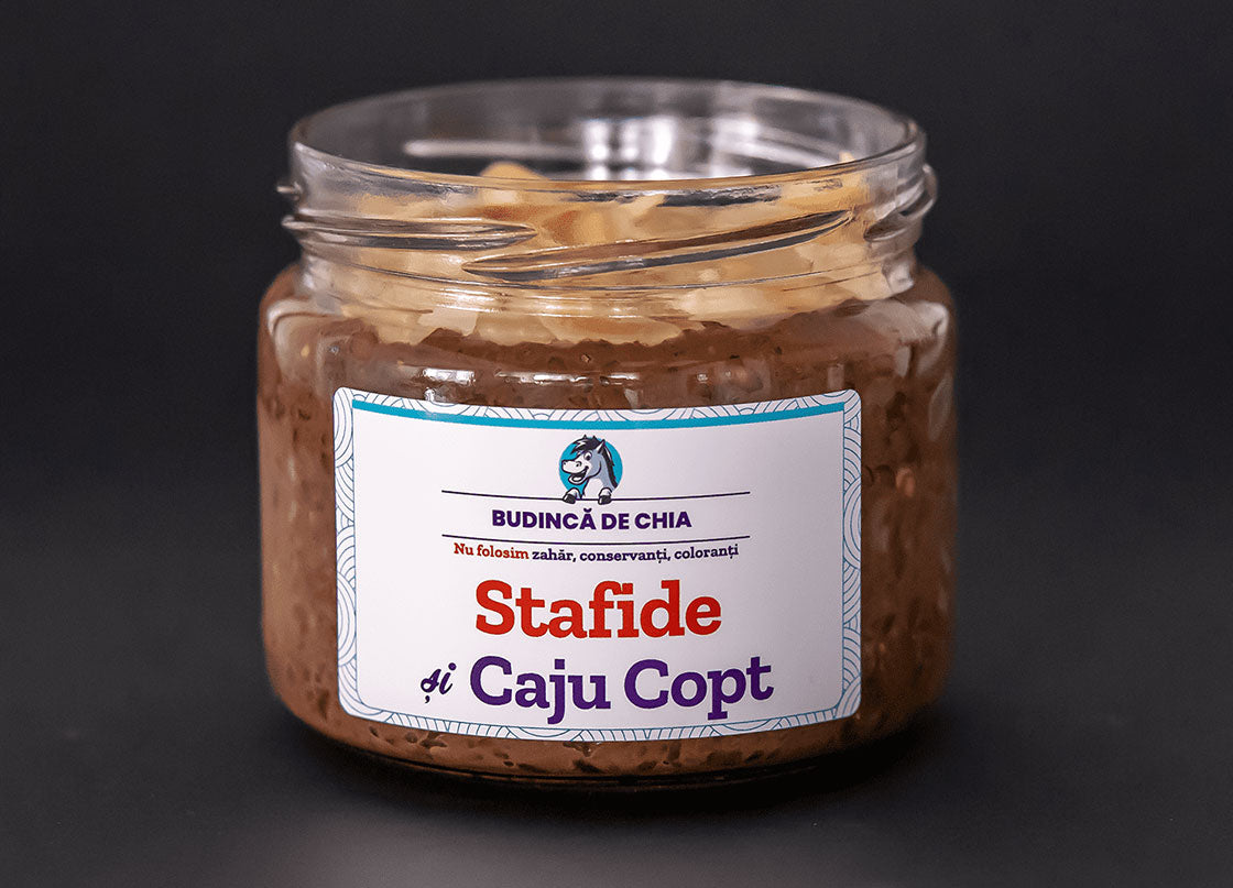Budinca de Chia cu Stafide și Caju Copt | De Post