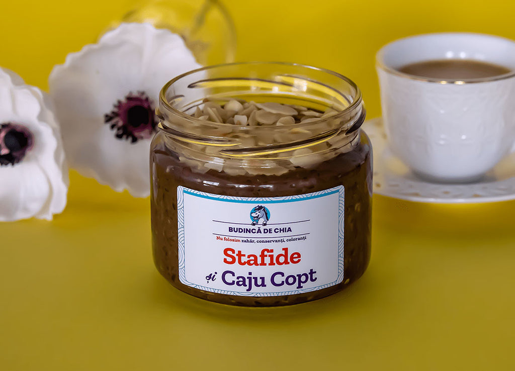 Budinca de Chia cu Stafide și Caju Copt | De Post