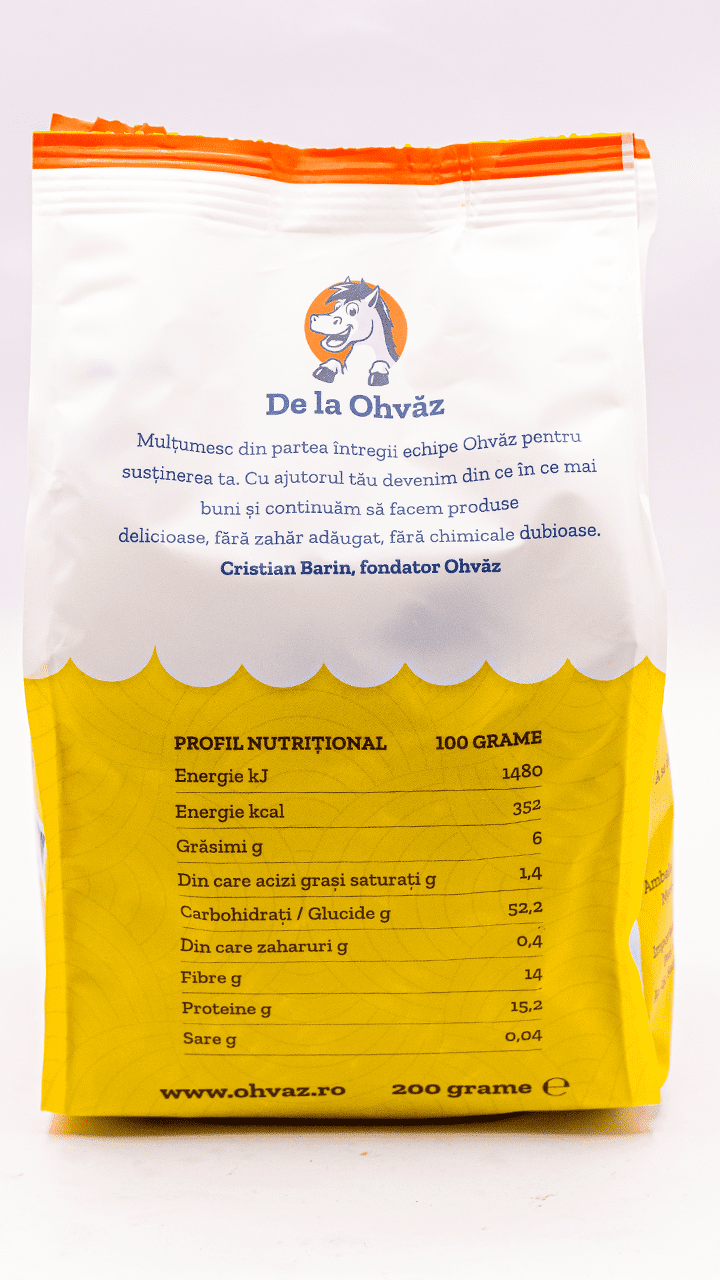 Paste din Ovăz Fără Gluten