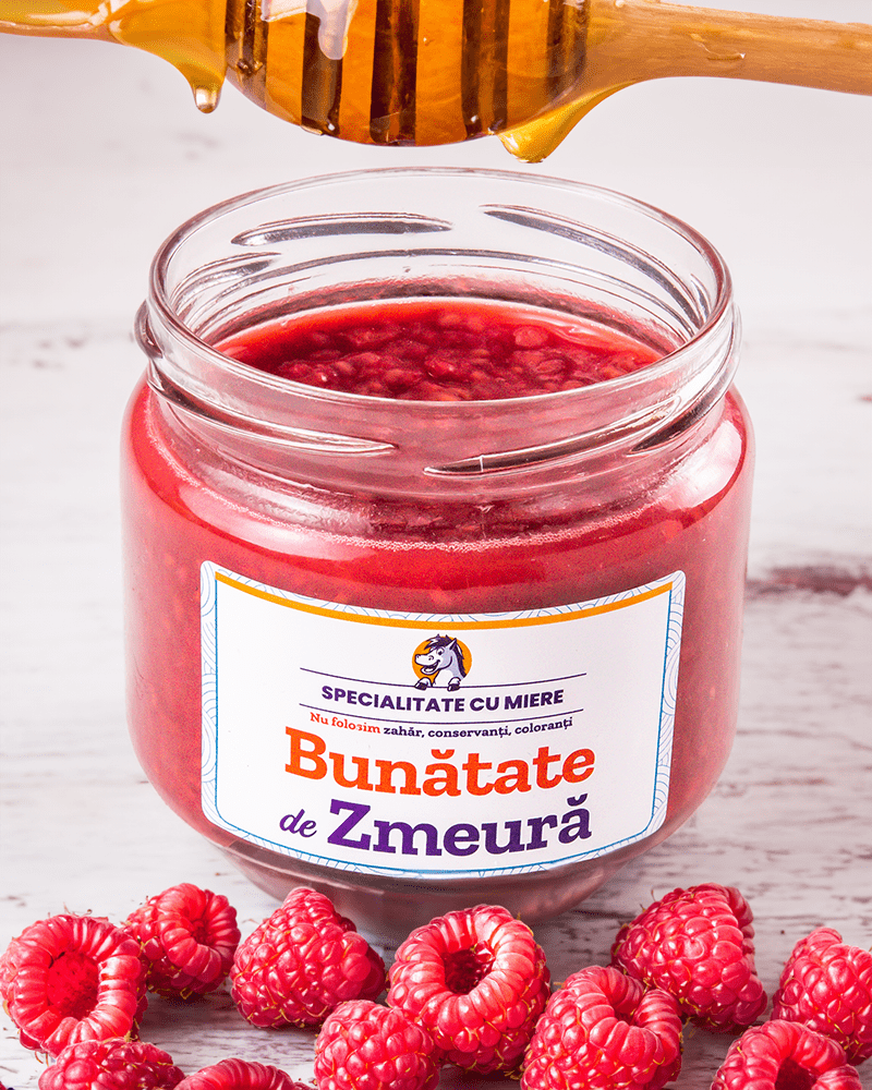 Bunătate de Zmeură | Gem | cu Miere