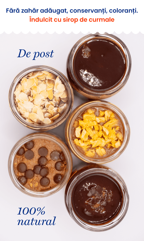 5 borcane x 300 g | Ovăz cu lapte de cocos | Micul Dejun/Prânzul Perfect | De Post