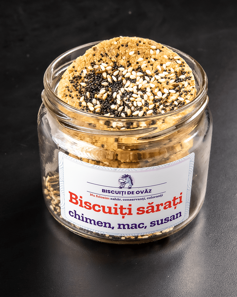 Biscuiți de ovăz sărați cu Chimen, Mac, Susan | De Post