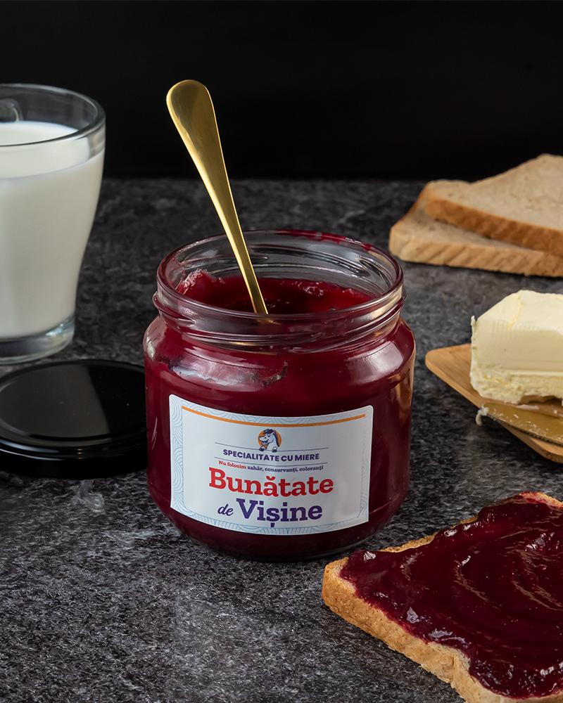 Bunătate de Vișine | Gem | cu Sirop de Curmale
