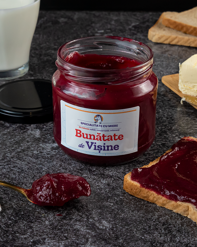 Bunătate de Vișine | Gem | cu Sirop de Curmale