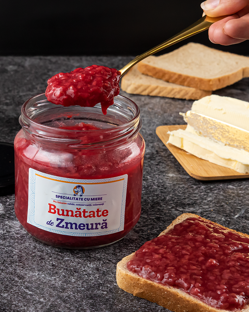 Bunătate de Zmeură | Gem | cu Miere