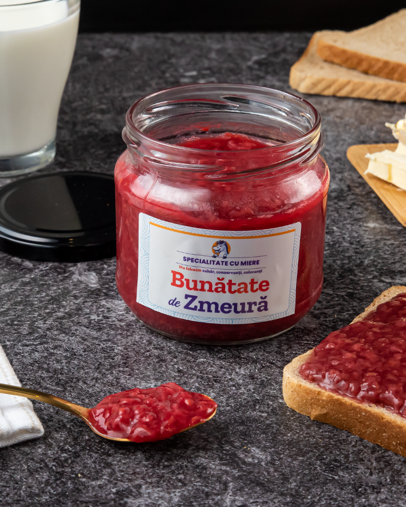 Bunătate de Zmeură | Gem | cu Miere