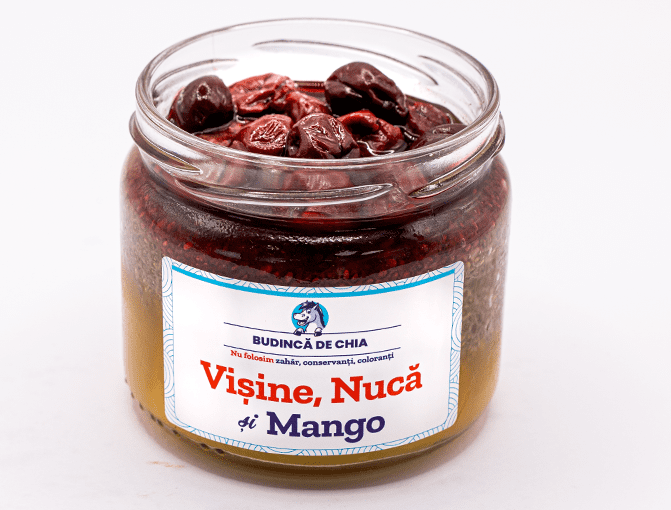 Chia | Budinca de chia 6 borcane x 300 gr | De Post | 6 mese delicioase
