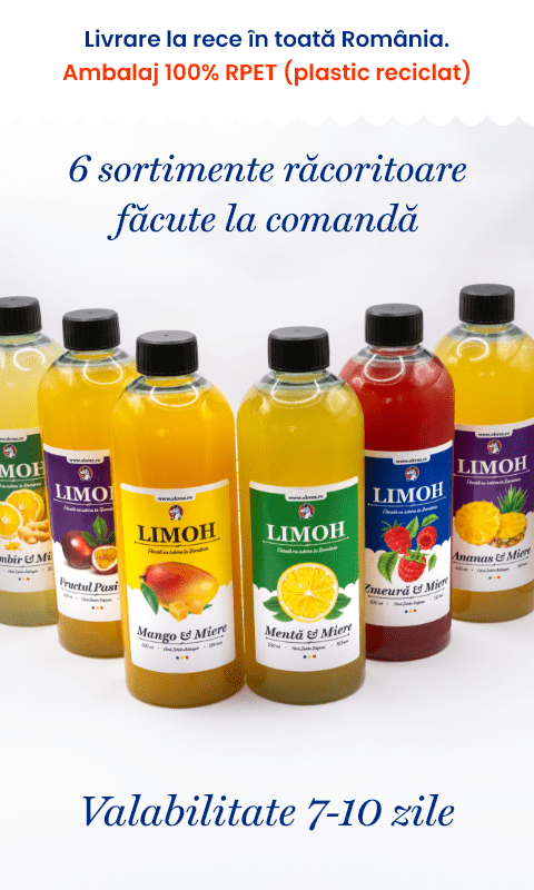 12x Limonadă Artizanală Premium | cu Miere din România