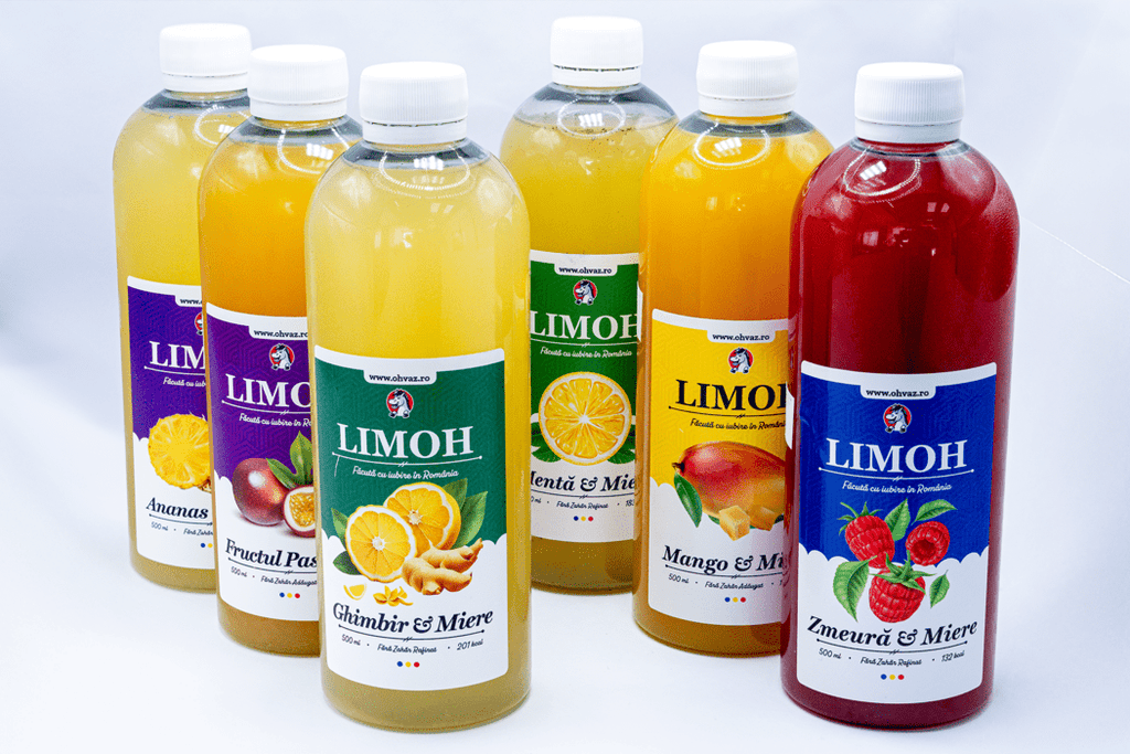 12x Limonadă Artizanală Premium | cu Miere din România